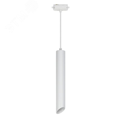 Светильник-прожектор ULB-H11-12W/4000K WHITE светодиодный трековый. Подвесной. 1000 Лм. Белый свет (4000К). Корпус белый. - фото 1