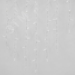 Изображение товара Бахрома светодиодная с эффектом мерцания 3 м соединяемая 200 светодиодов разноцветный свет белый провод ULD-B3010-200/TWK MULTI IP67 (шт)