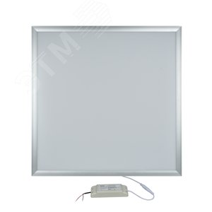 Светильник светодиодный ДВО-36w 595х595х8 6500K 3000 Лм матовыйIP40 белый - фото 1