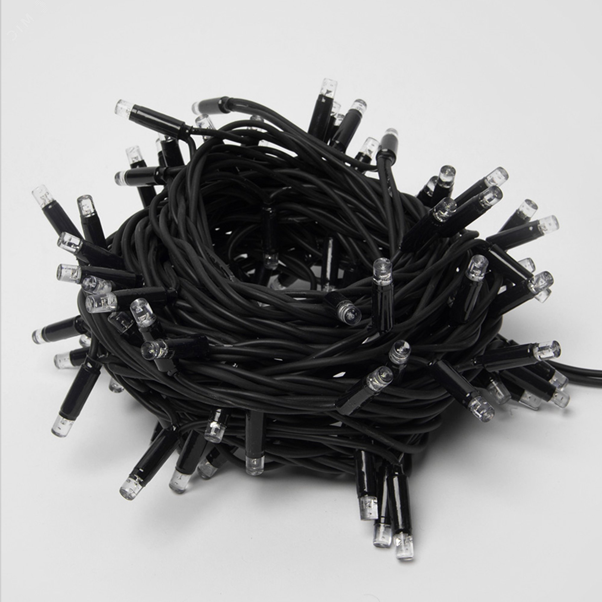 Изображение товара Гирлянда светодиодная с контроллером 10 м 120 светодиодов черный провод ULD-S1000-120/DBA WHITE IP67 (шт)