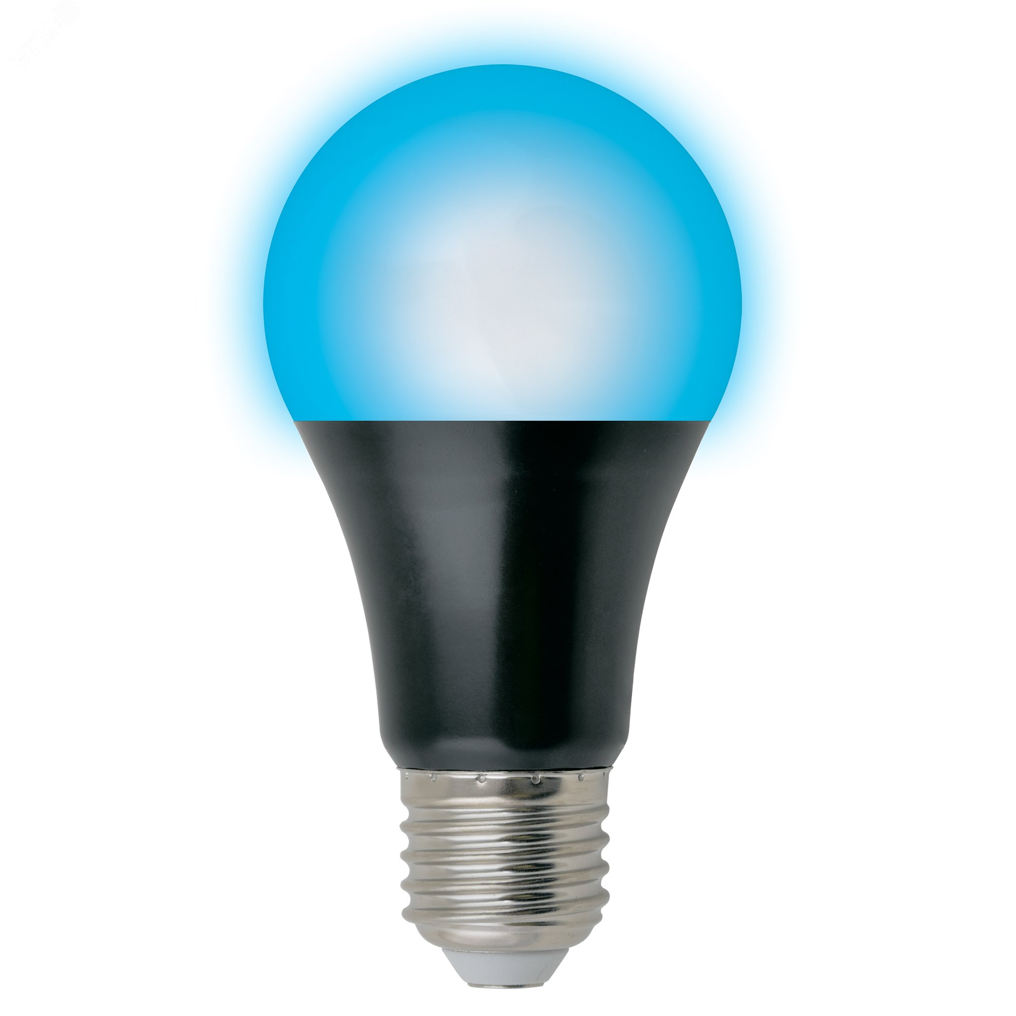 Лампа светодиодная ультрафиолетовая для дискотек LED-A60-9W/UVAD/E27/FR PLZ07BK Спектр UVA 410нм Картон UL-00005855 Uniel - превью 2