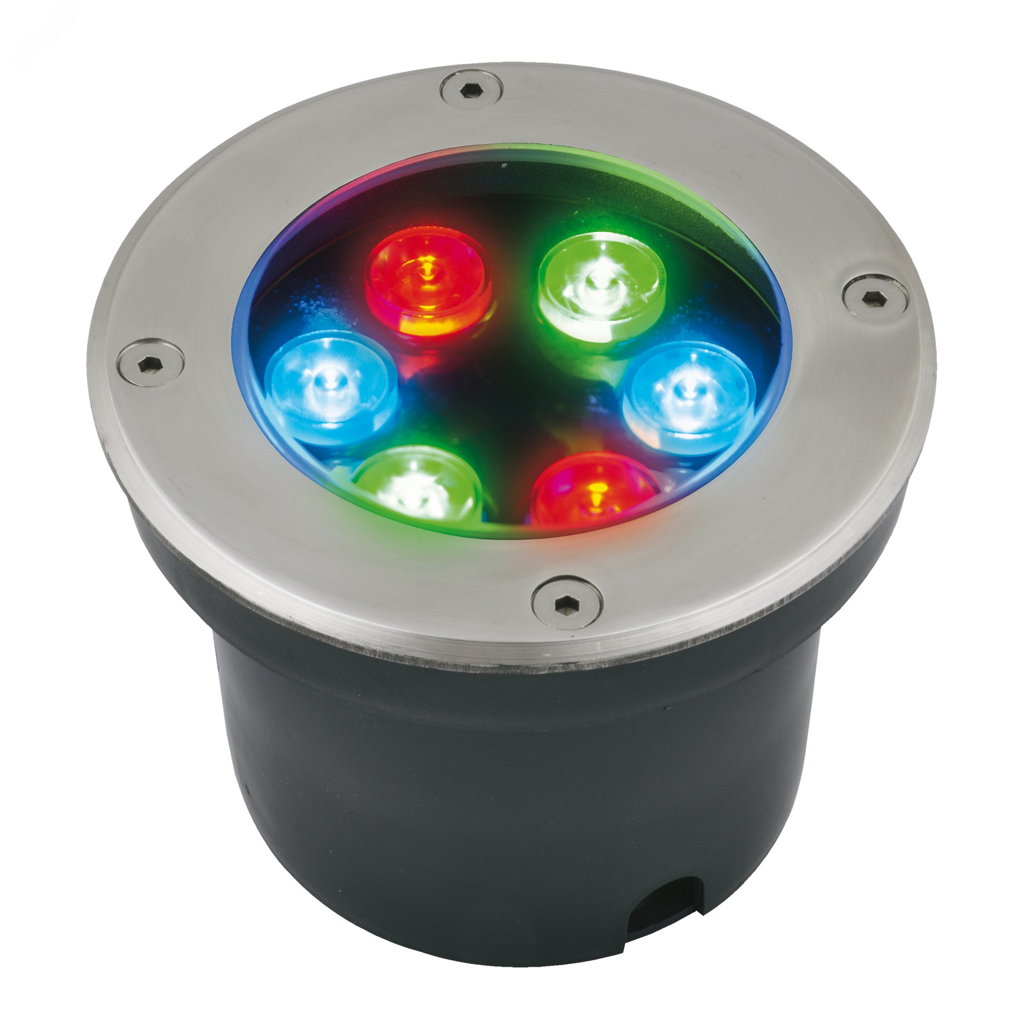 Изображение товара Уличный светильник светодиодный RGB IP67 встраиваемый 6 Вт Uniel