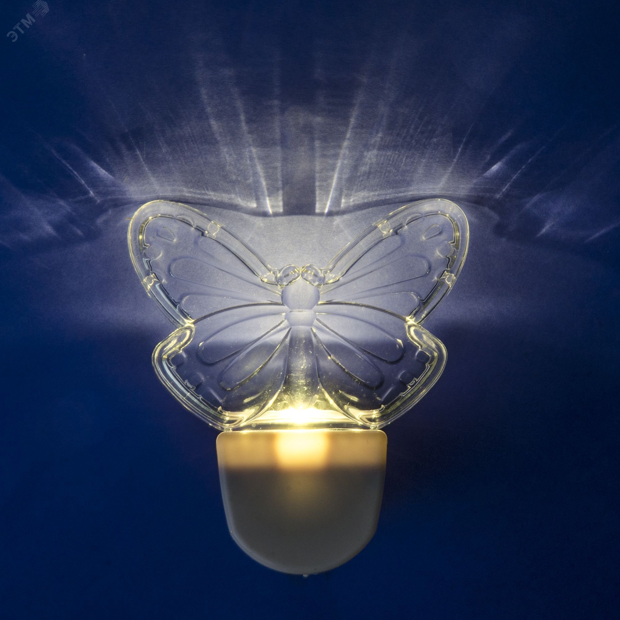 Светильник-ночник- Бабочка DTL-315 Без выключателя Тип свечения — теплый белый Белый UL-00007049 Uniel - превью 3