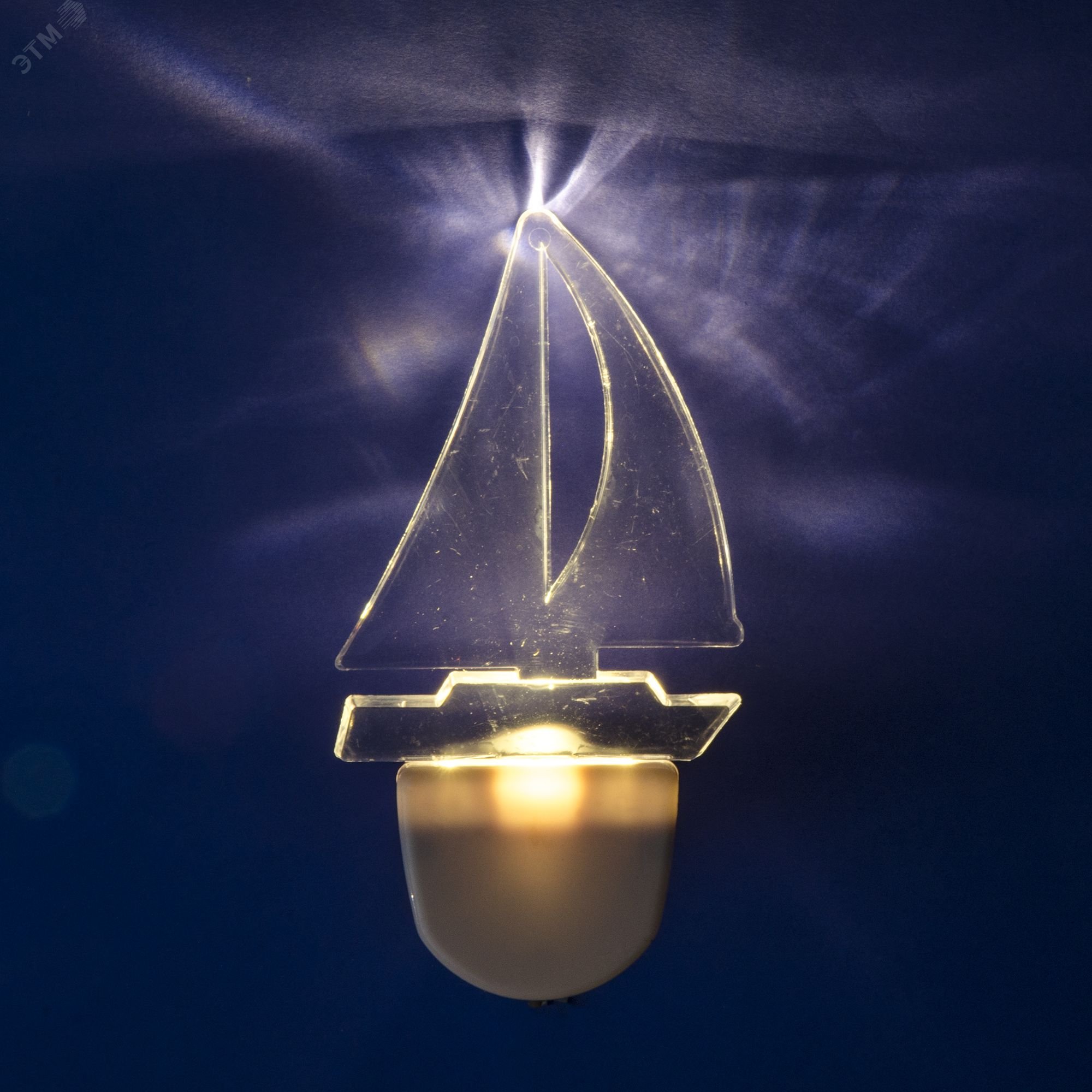 Светильник-ночник-Кораблик DTL-315 Без выключателя Тип свечения — теплый белый белый UL-00007051 Uniel - превью 3