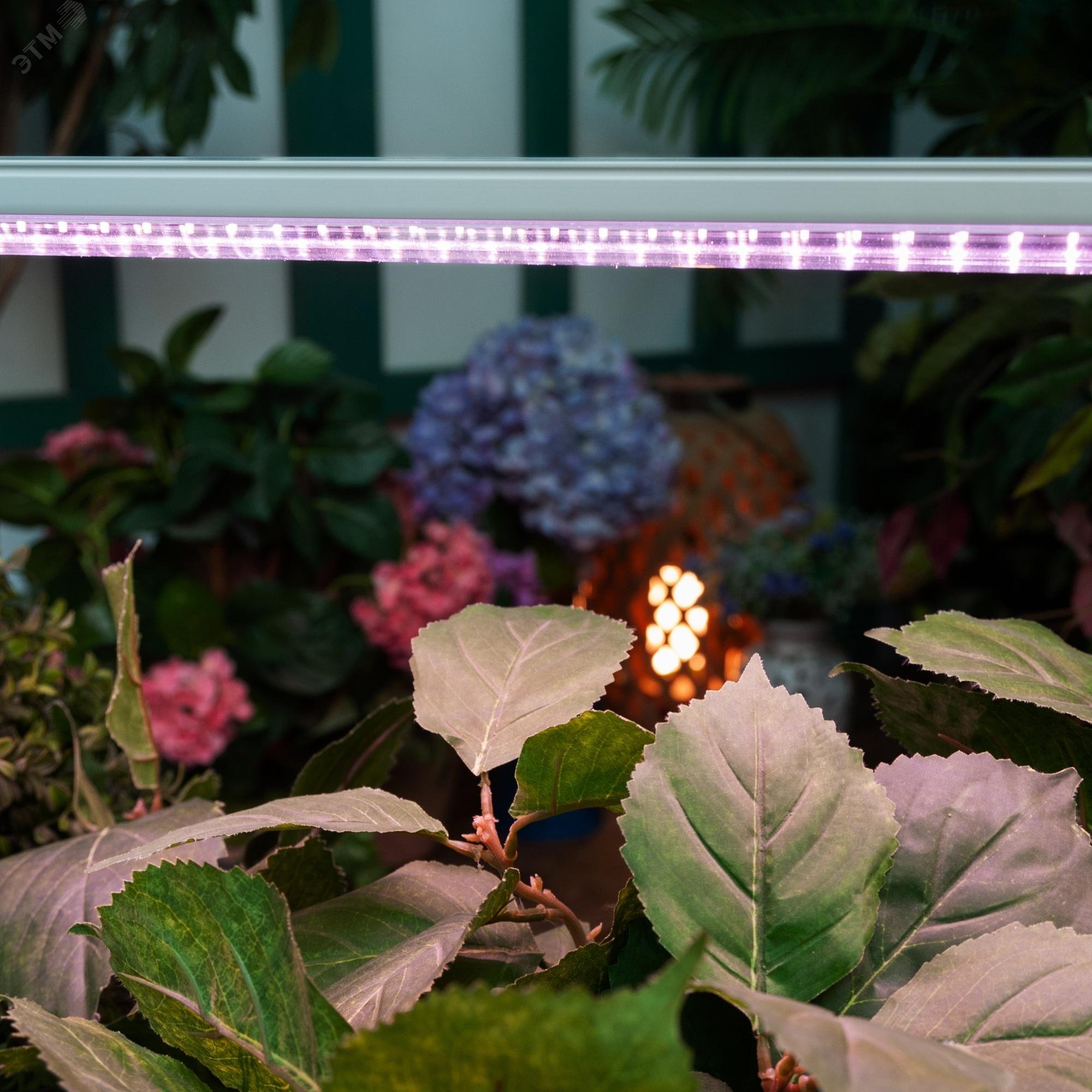 Светильник ULI-P13-24W/SPLE IP40 WHITE для растений светодиодный линейный 872мм выкл на корпусе Алюминий Спектр для фотосинтеза TM UL-00008920 Uniel - превью 6