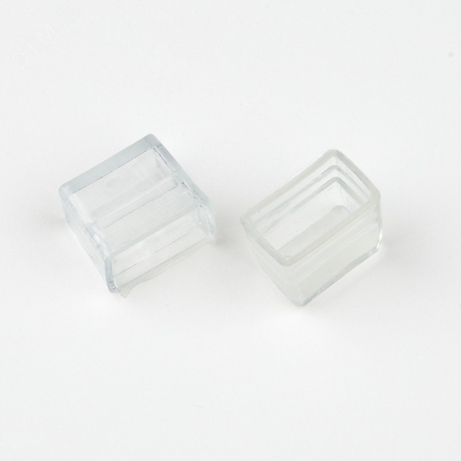 Изображение товара Изолирующий зажим заглушка UCW-N11 CLEAR 025 POLYBAG для светодиодных лент ULS-N11 NEON 24В 8x16мм цвет прозрачный 25 штук в пакете (шт)
