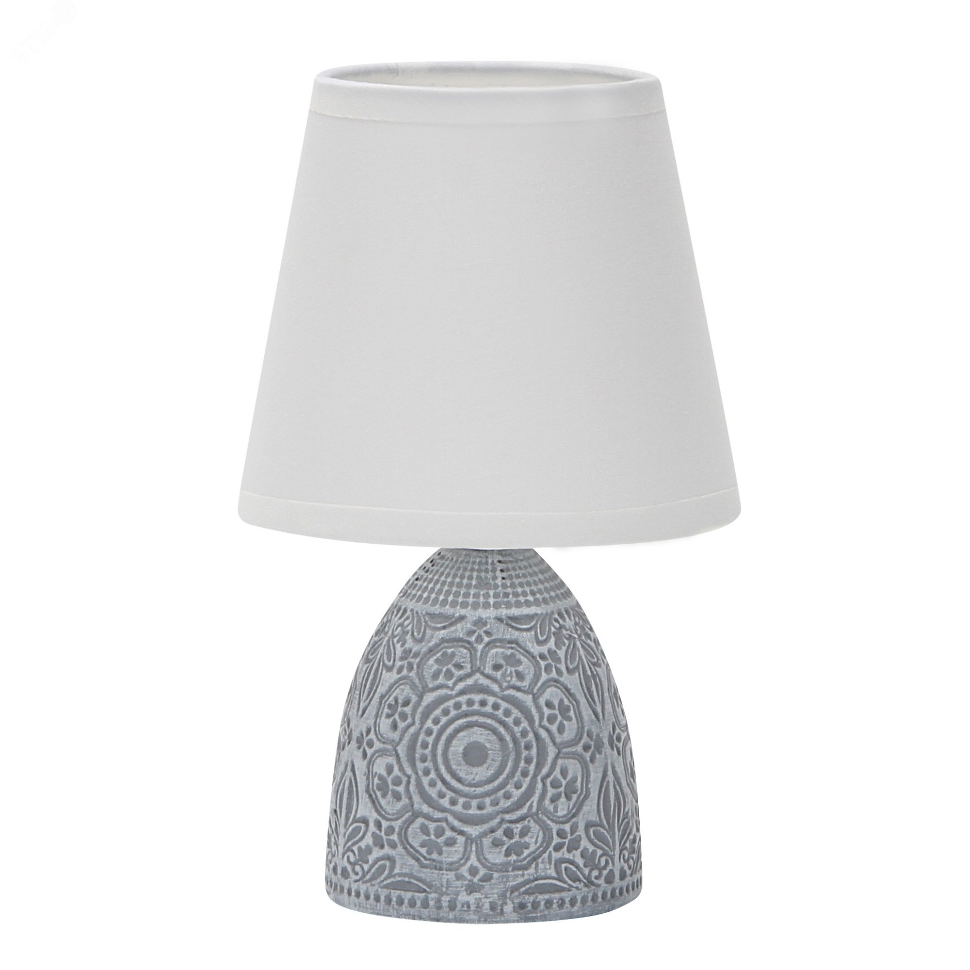 Изображение товара Настольный декоративный светильник UML-B301 E14 DARK GREY керамика сталь текстиль