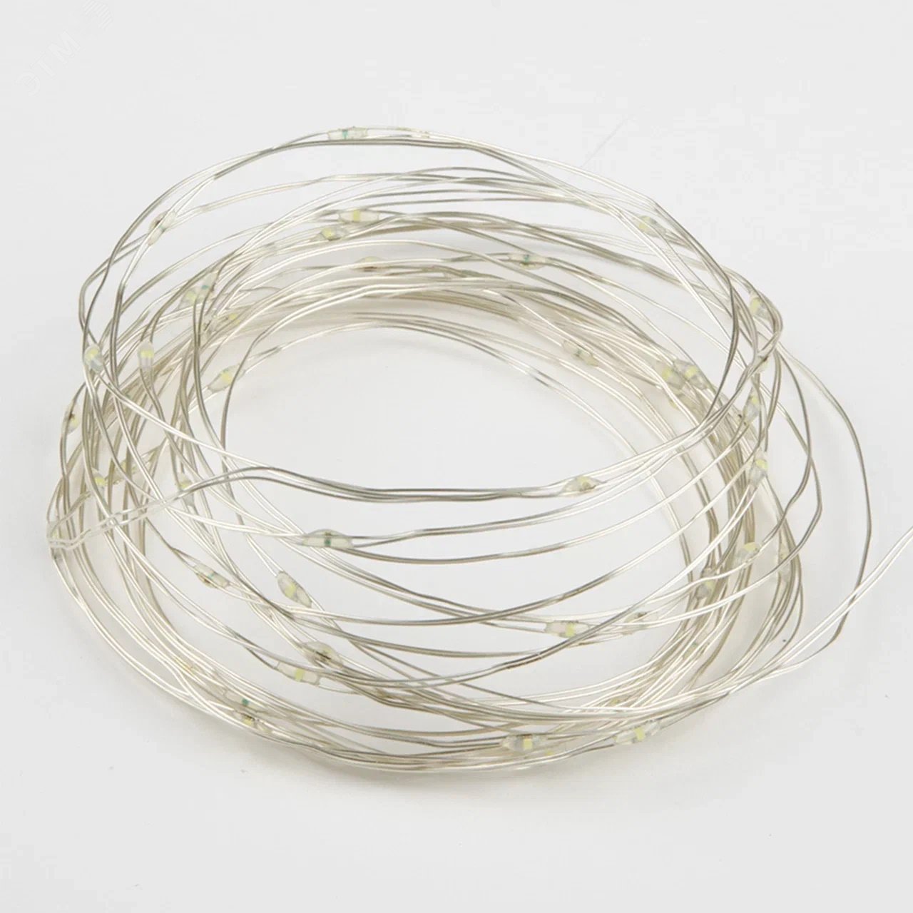 Изображение товара Гирлянда светодиодная Роса 5м 50 светодиодов батарейка IP20 уличная электронная украшение