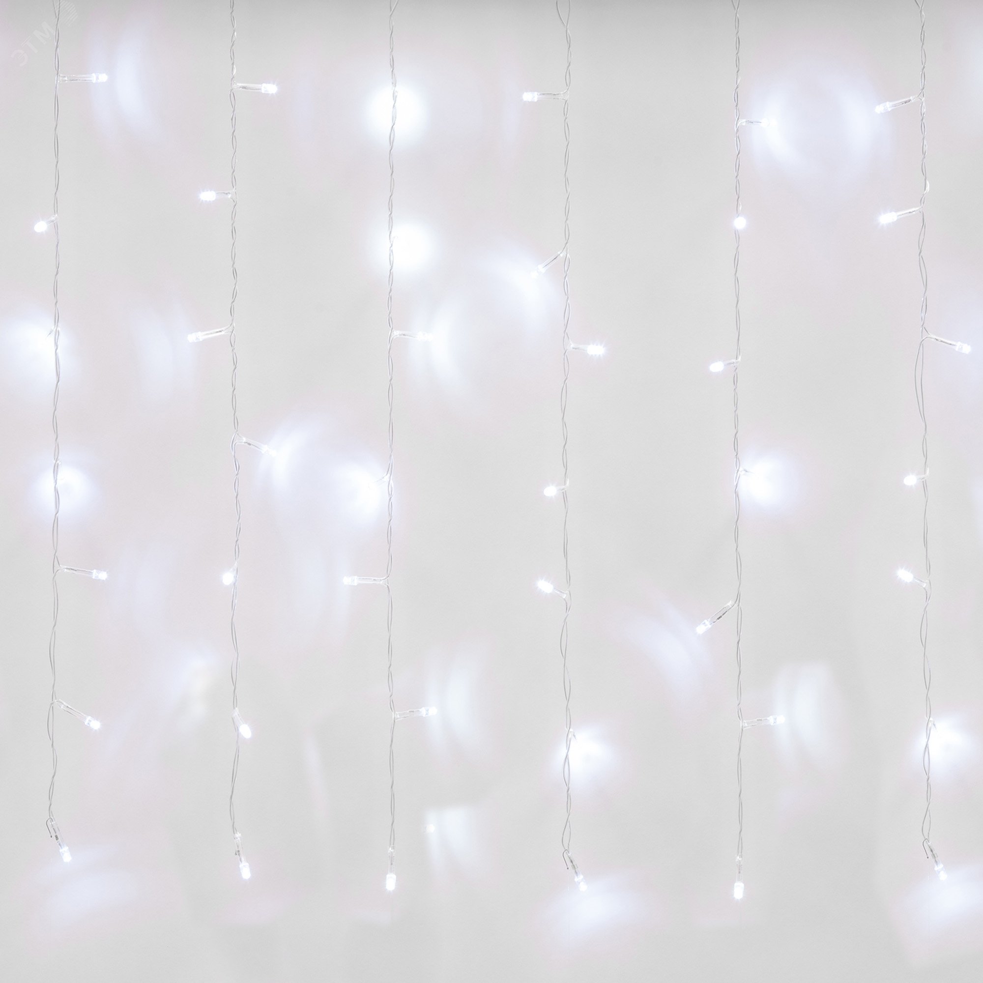 Изображение товара Гирлянда светодиодная занавес с эффектом мерцания 3х2м 264 светодиода IP44 белый свет