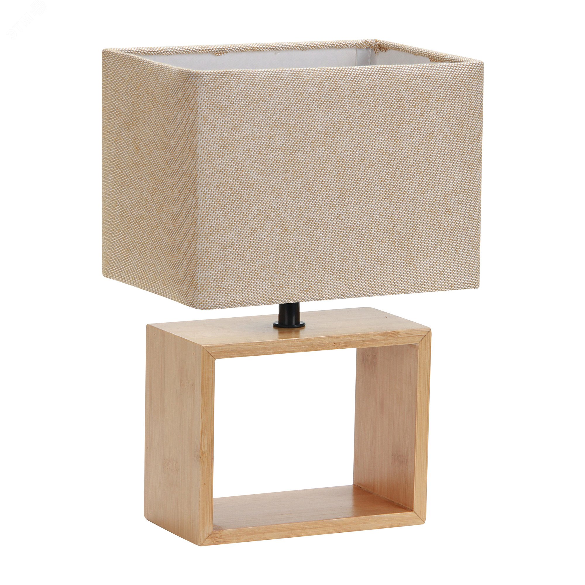 Изображение товара Настольный светильник UML-B401 E27 LIGHT GREY/WOOD с механическим выключателем