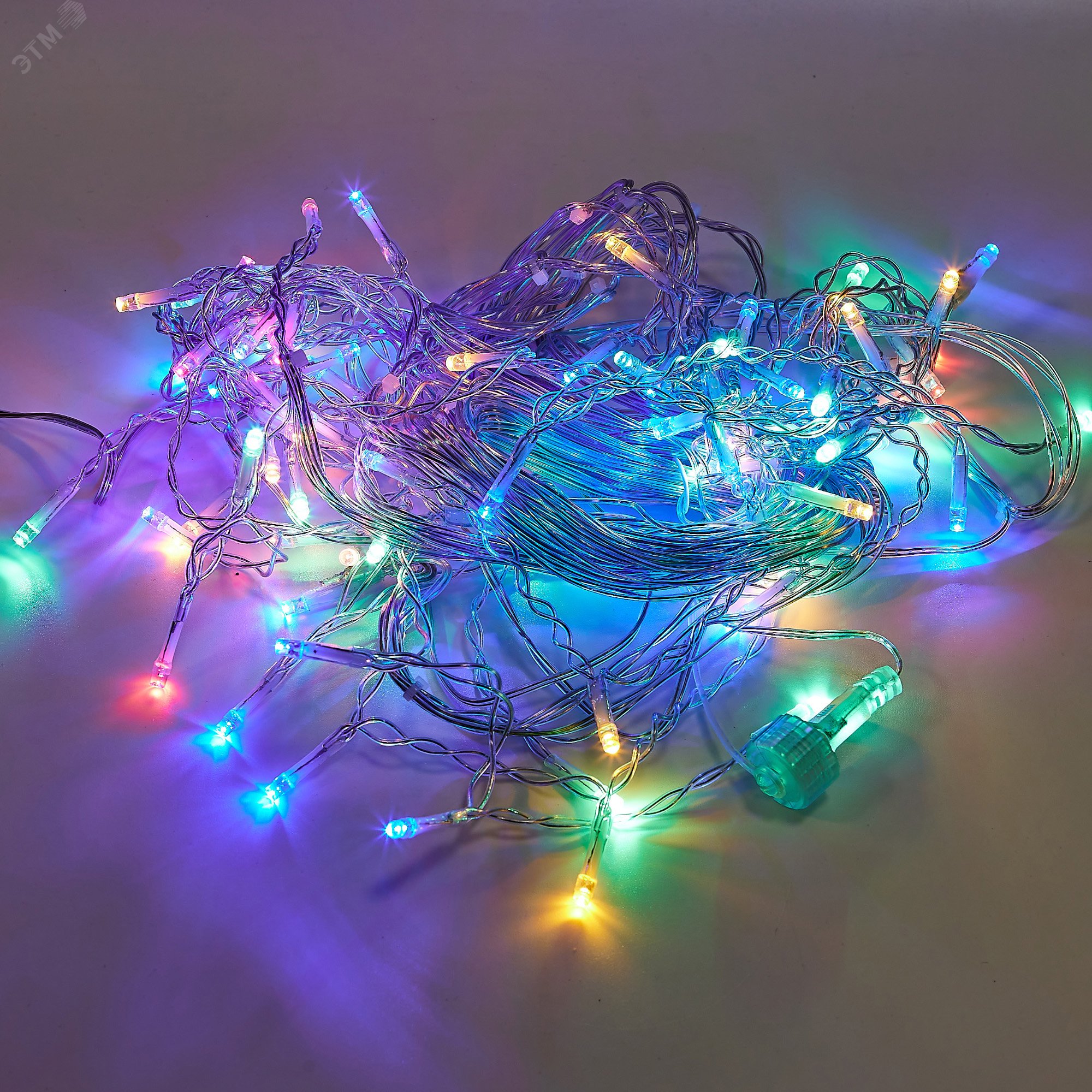 Изображение товара Светодиодная бахрома с эффектом мерцания 50м, 440 светодиодов, IP44, мультииколор