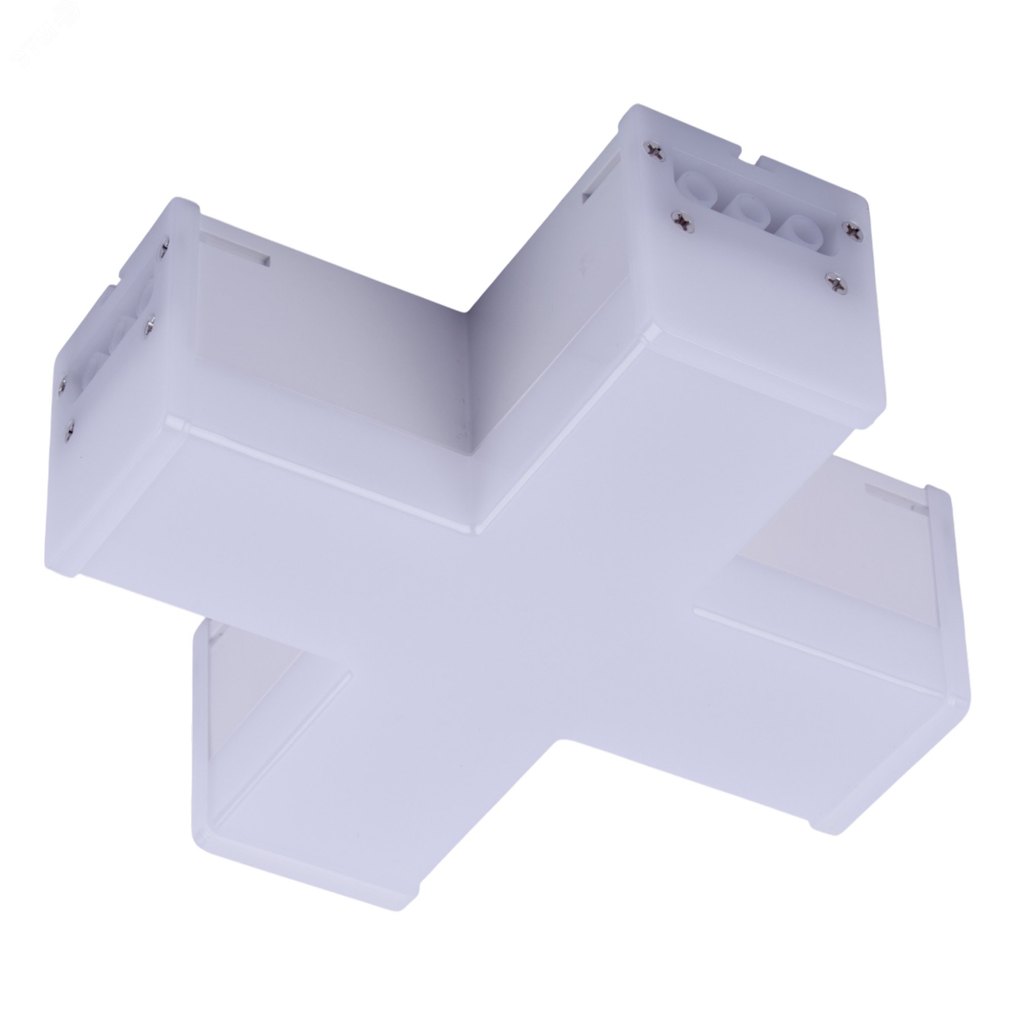 Изображение товара Светильник светодиодный X-образный. Белый свет (4000K). 1200Лм. Алюминий. Корпус белый ULO-N11X-12W/4000K IP40 WHITE (шт)