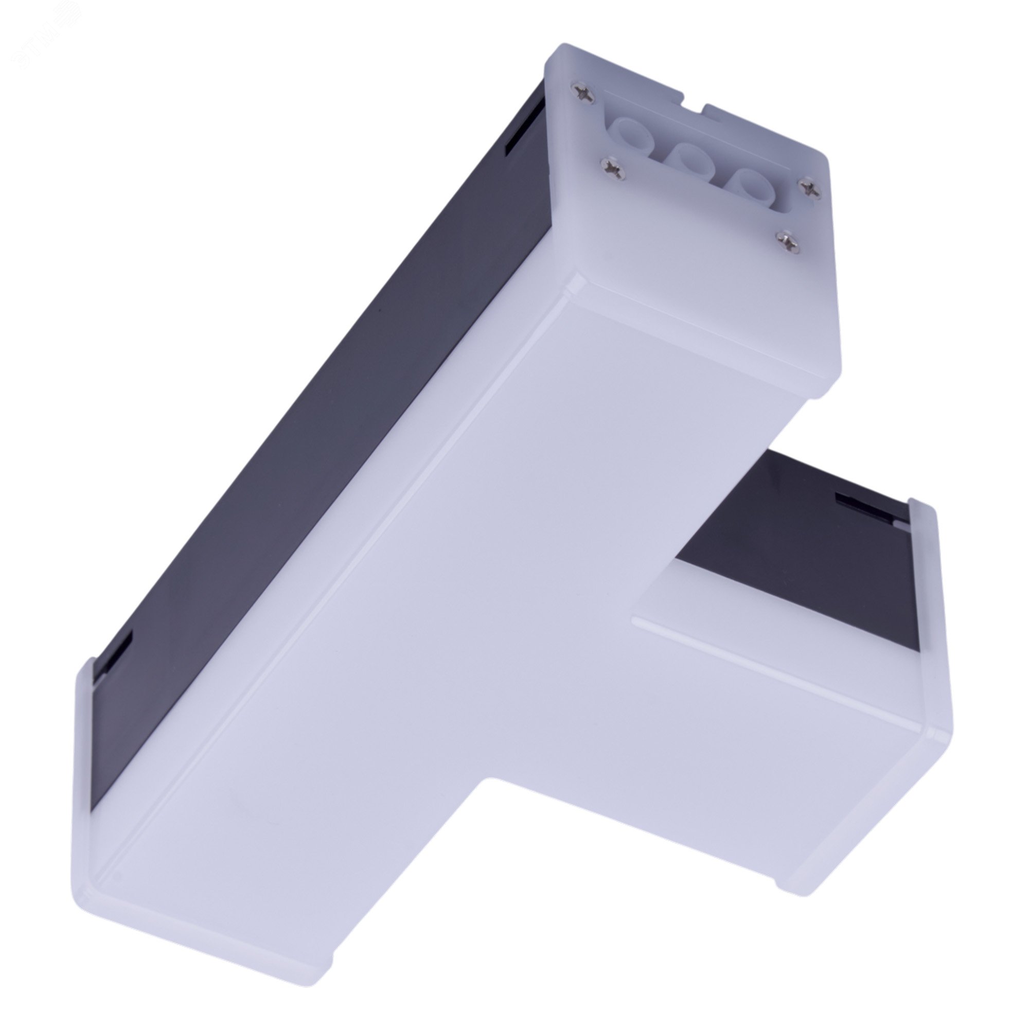 Изображение товара Светильник светодиодный T-образный. Белый свет (6500K). 1000Лм. Алюминий. Корпус черный ULO-N11T-10W/6500K IP40 BLACK (шт)