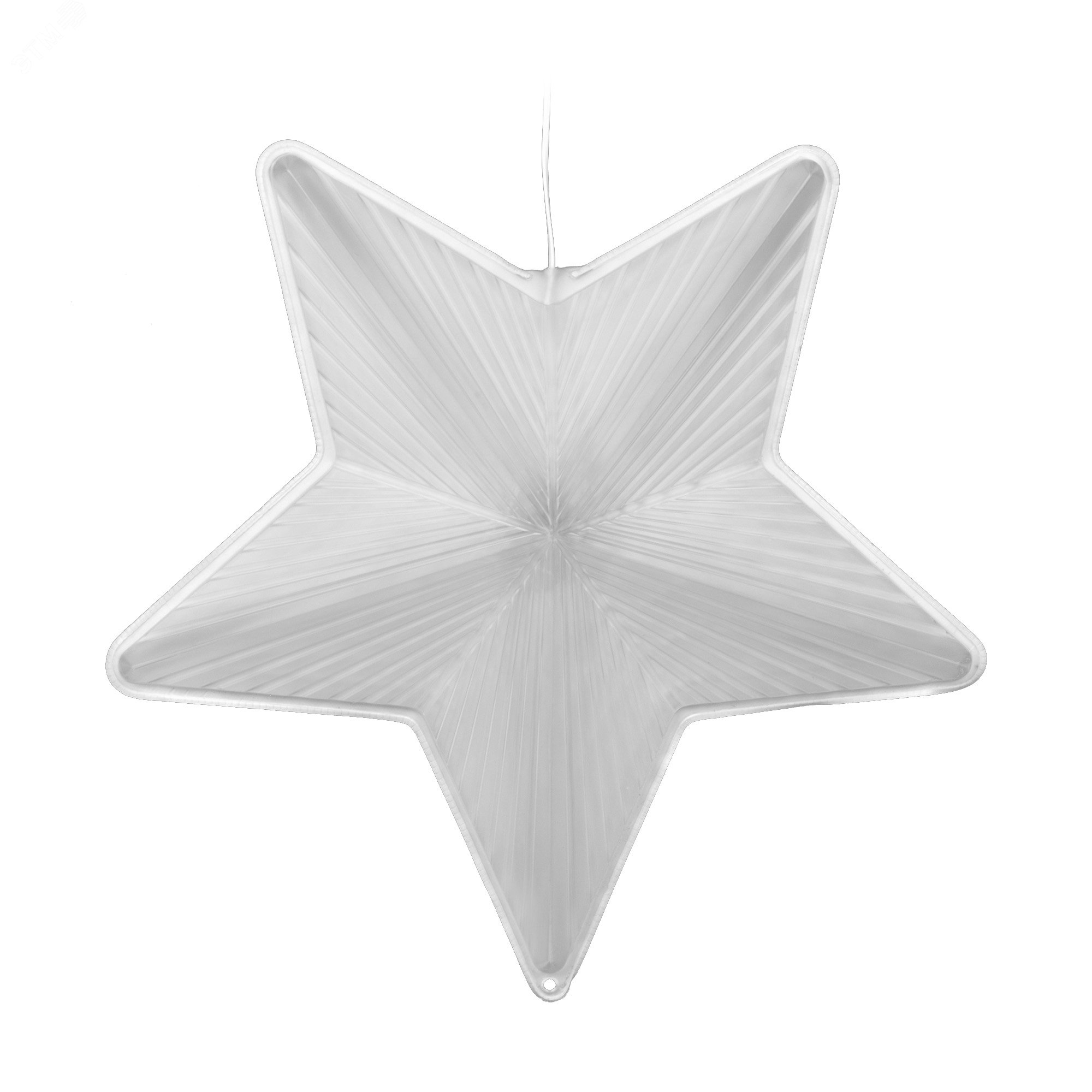 Фигура светодиодная Звезда 47х48 см Подвесная 45 светодиодов Красный зеленый синий свет Провод прозрачный ULD-H4748-045/DTA MULTI IP20 STAR UL-00001404 Uniel - превью