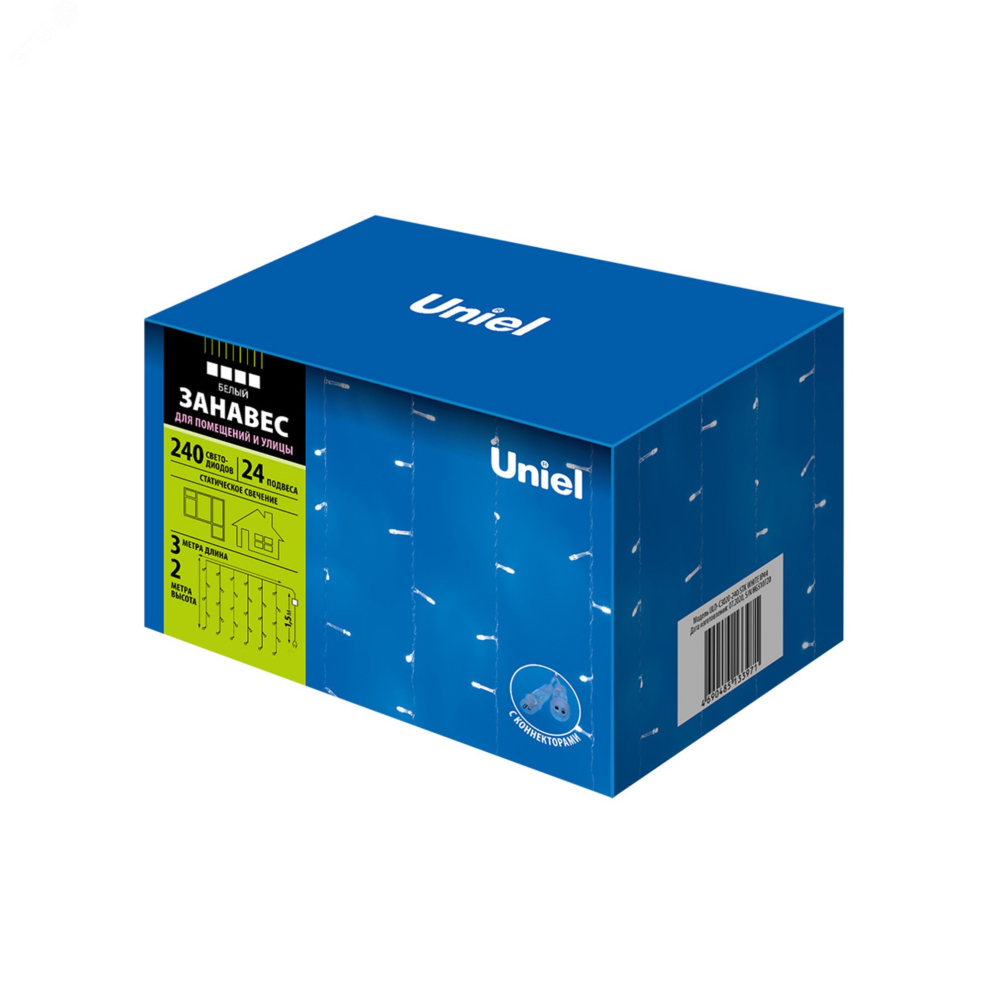 Изображение товара Светодиодный занавес ULD-C3020-240/STK WHITE 3х2м 240 LED белый свет