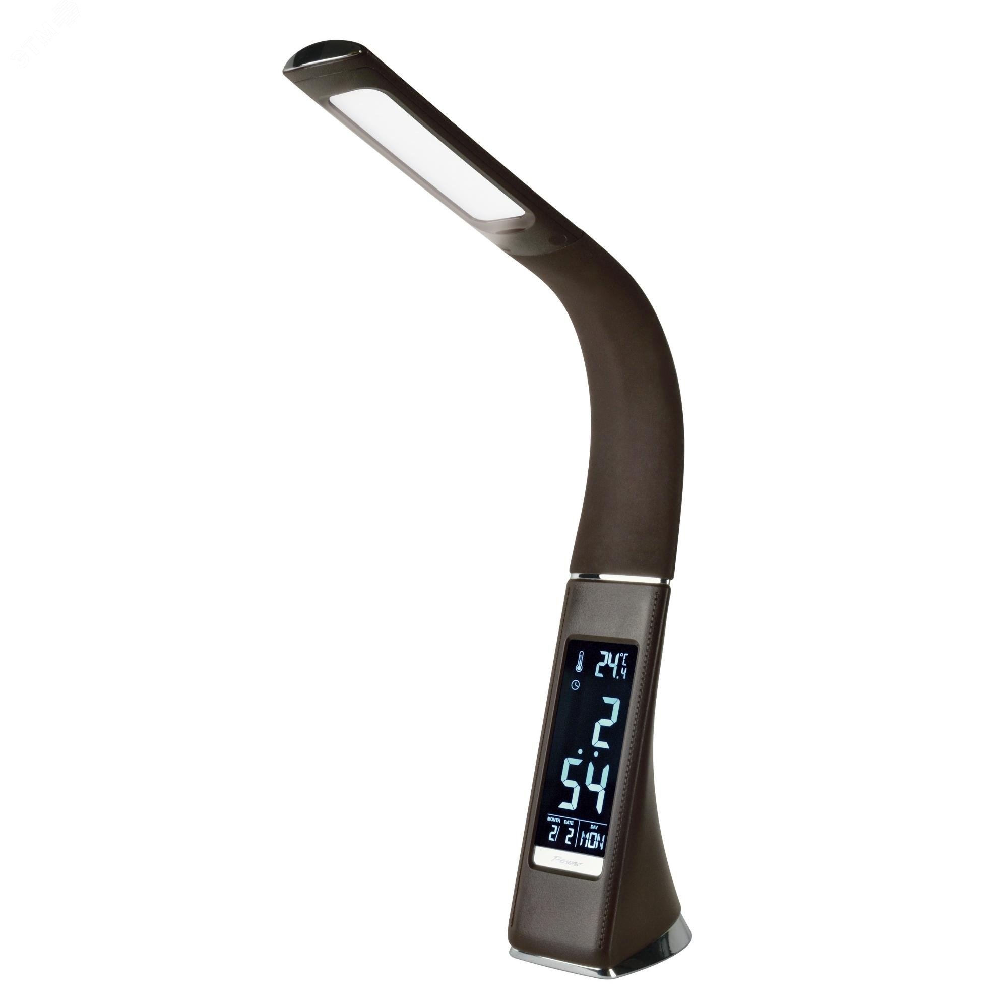 Изображение товара Настольный светильник TLD-542 Brown LED 300Лм 5000K с сенсорным управлением