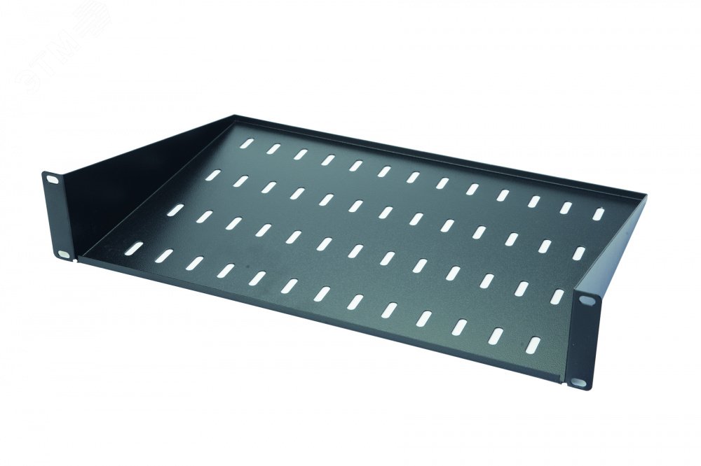 Изображение товара Консольная полка 2U из стали для оборудования до 15 кг, глубина 200 мм