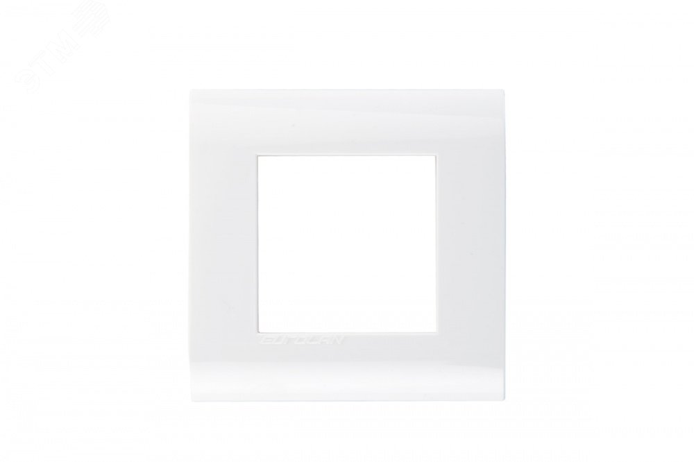 Изображение товара Рамка французский стандарт 2 модуля 45x22,5 мм белая Eurolan