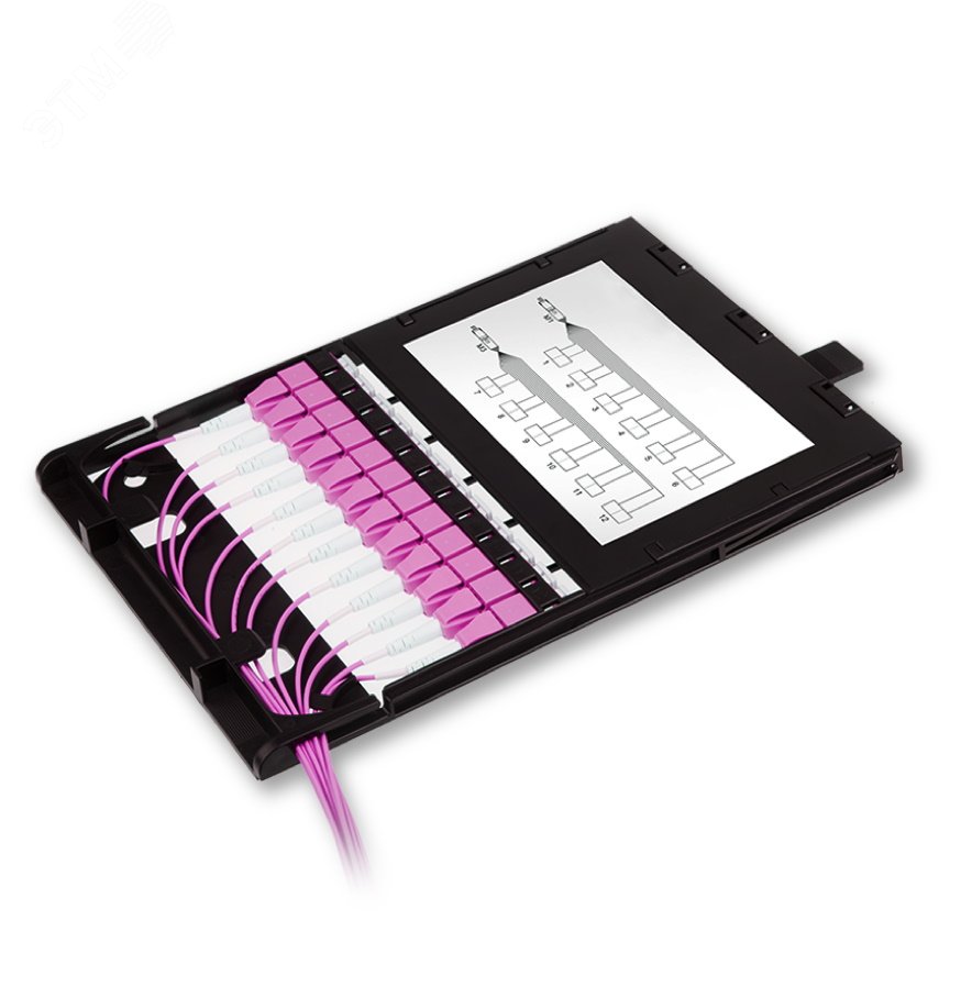 Изображение товара Модуль кассетный слотовый серии HD 47M-30, 24 х LC OM4, female,полярность A, КДЗС, сплайс-кассета на 24 соединения, черный (шт) Изображение товара Модуль кассетный слотовый серии HD 47M-30, 24 х LC OM4, female,полярность A, КДЗС, сплайс-кассета на 24 соединения, черный (шт)