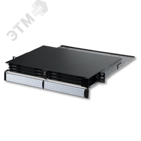 Изображение товара Панель оптическая серии HD 47M-30, 19 1U кассетная, 6 кассет, черный (шт)