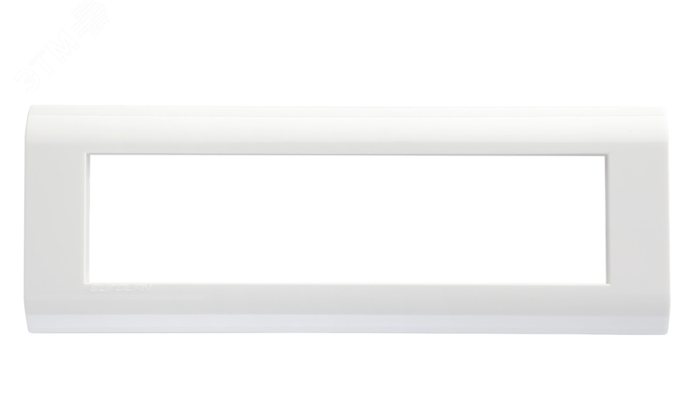 Изображение товара Рамка горизонтальная 8 модулей французский стандарт 45 x 22,5 мм белая