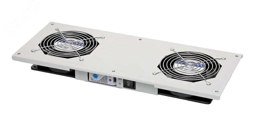 Изображение товара Модуль вентиляторный потолочный с термореле для телекоммуникационных шкафов