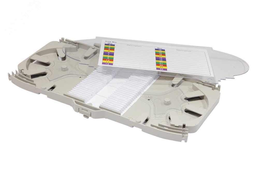 Изображение товара Сплайс-кассета на 24 соединения для оптики из пластика