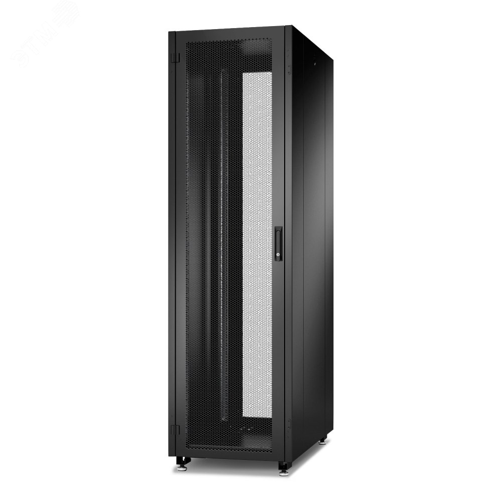 Изображение товара Телекоммуникационный шкаф Eurolan Racknet N2000 42U 600x1000 черный перфорированный