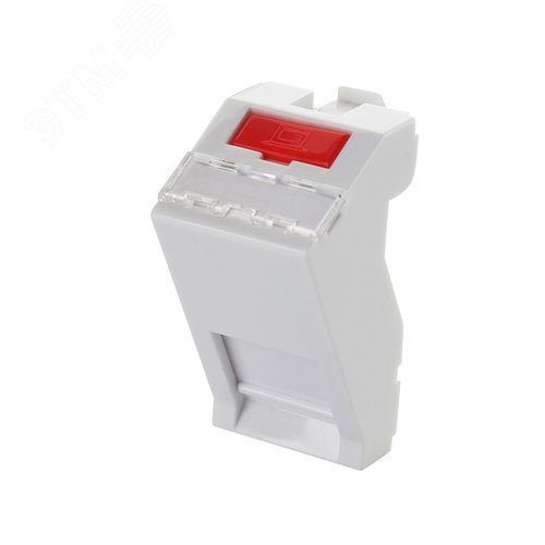 Изображение товара Адаптер 45 x 22,5 мм для 1 модуля Keystone, наклонный, белый (шт)