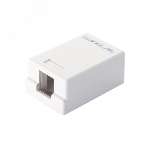 Изображение товара Коробка настенная 1-портовая под UTP модули Keystone белая (шт)