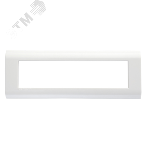 Изображение товара Рамка горизонтальная французский стандарт 8 модулей 45 x 22,5 мм, белый (шт)