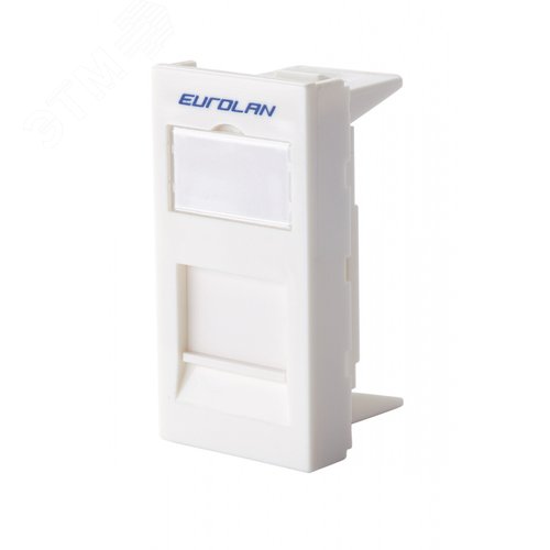 Изображение товара Адаптер 45 x 22,5 мм для 1 модуля Keystone, белый (шт)