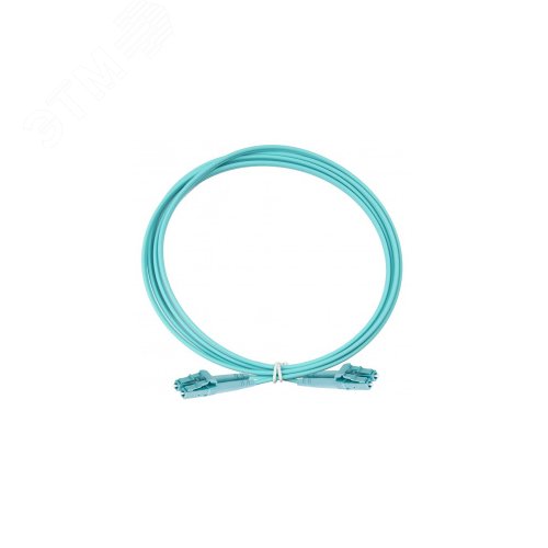 Изображение товара Патч-корд оптический дуплексный, OM3, 2х50/125, LC-LC, 1 м (шт)