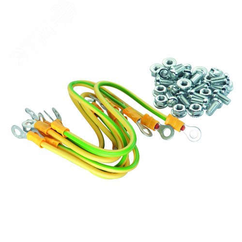 Изображение товара Набор проводов заземления, 4 провода 400 мм x 4,0 кв.мм, 4 провода 800 мм x 4,0 кв.мм (шт)