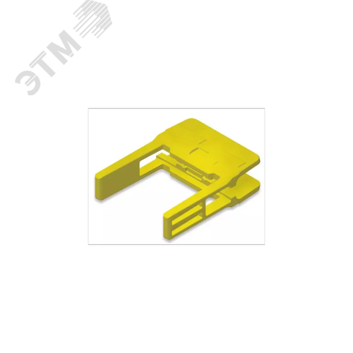 Изображение товара Держатель штырей MTP PRO без штырей, одномод, желтый, 10 комплектов (шт)