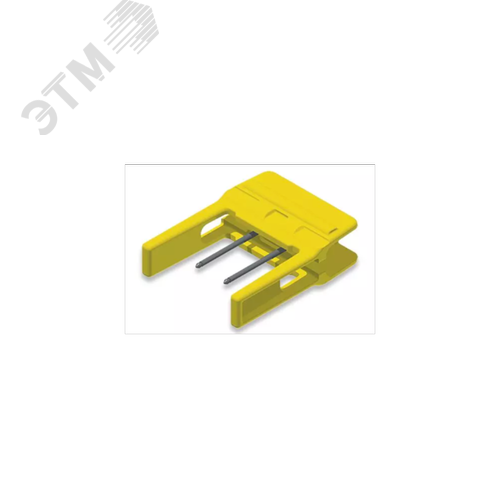 Изображение товара Держатель штырей MTP PRO со штырями, одномод, желтый, 10 комплектов (шт)