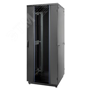 Шкаф Racknet S3000 42U 800 ? 800, передняя дверь стекло 1-ств., задняя дверь метал.2-ств., черный (60F-42-88-31BL)