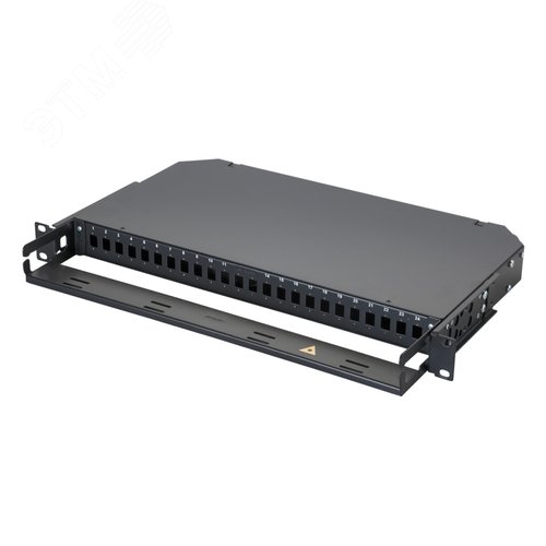 Изображение товара Оптическая панель серии 47C-24, 19 1U, корпус на 24 адаптера симплекс SC 47C-24-2L-00BL (шт)