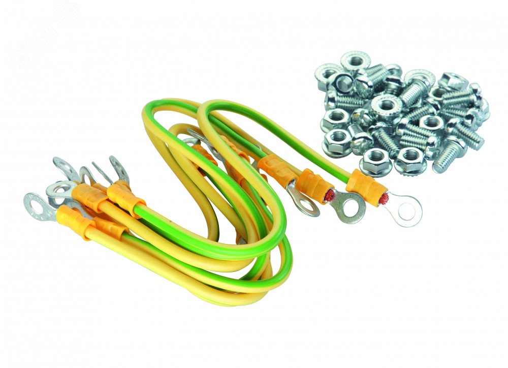 Набор проводов заземления, 4 провода 400 мм х4.0 кв.мм, 4 провода 800 ...