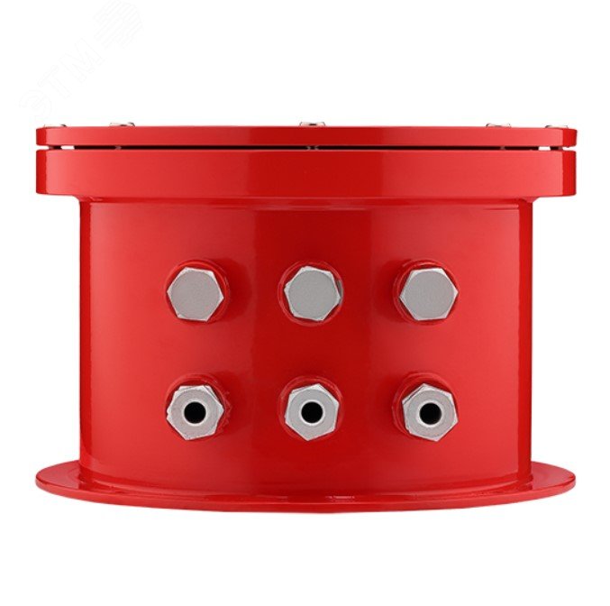 Коробка коммутационная взрывозащищенная           ККВ-07е-Ех-С-Р4-Б К3 (красный корпус), 12 выводов,без кабельных вводов ER013000000003-0000 Эридан - превью 3