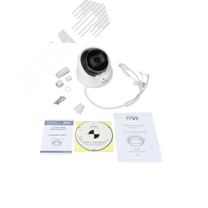 Видеокамера IP 5Мп купольная ИК-30м с PoE IP67 RVi-1NCE5069 (2.7-13.5) white RVI - 2