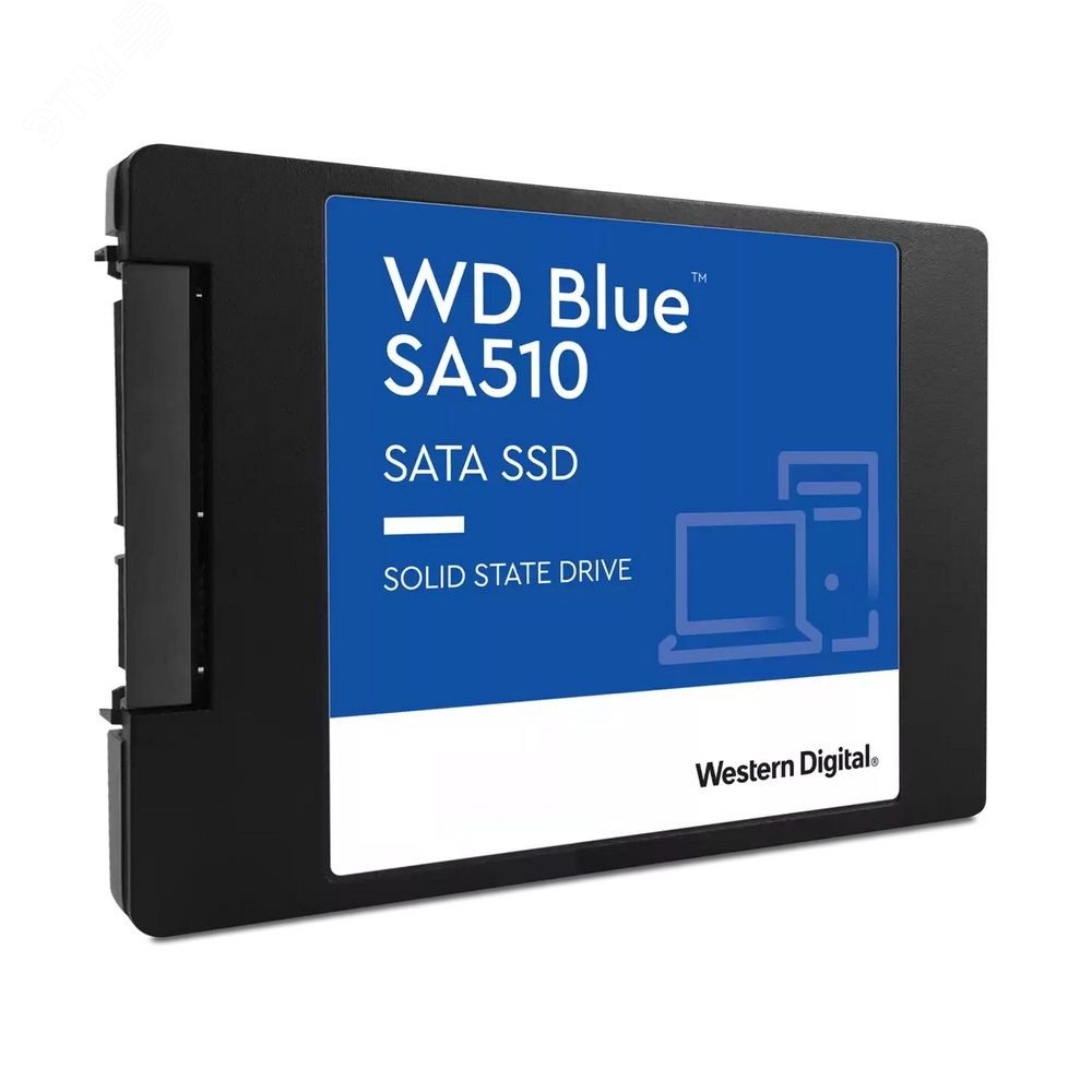 Изображение товара Накопитель SSD 2.5'' 500ГБ Blue, SATAIII, 3D NAND TLC, 560/530 МБ/с (шт)