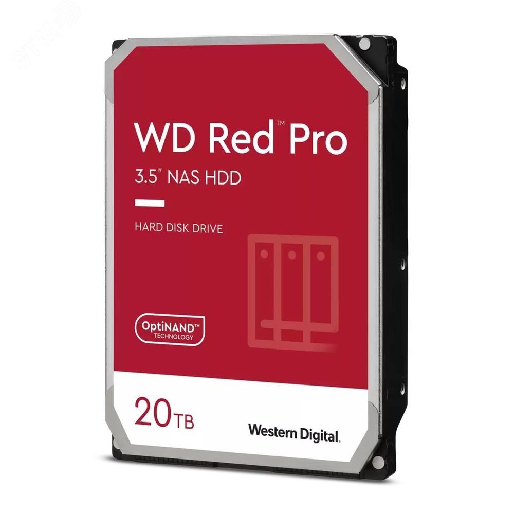 Изображение товара Жесткий диск 20TB Red Pro 3.5'', SATAIII, 7200 об/мин, 512 МБ (шт)