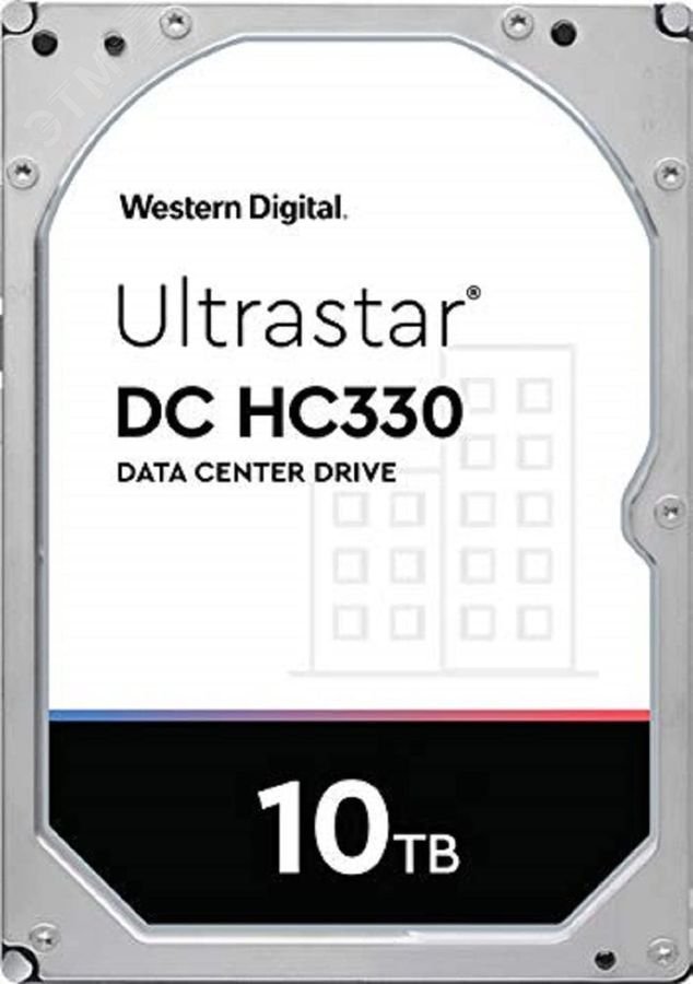 Изображение товара Жесткий диск 10TB Ultrastar 3.5'', SAS, 7200 об/мин, 256 МБ (шт)