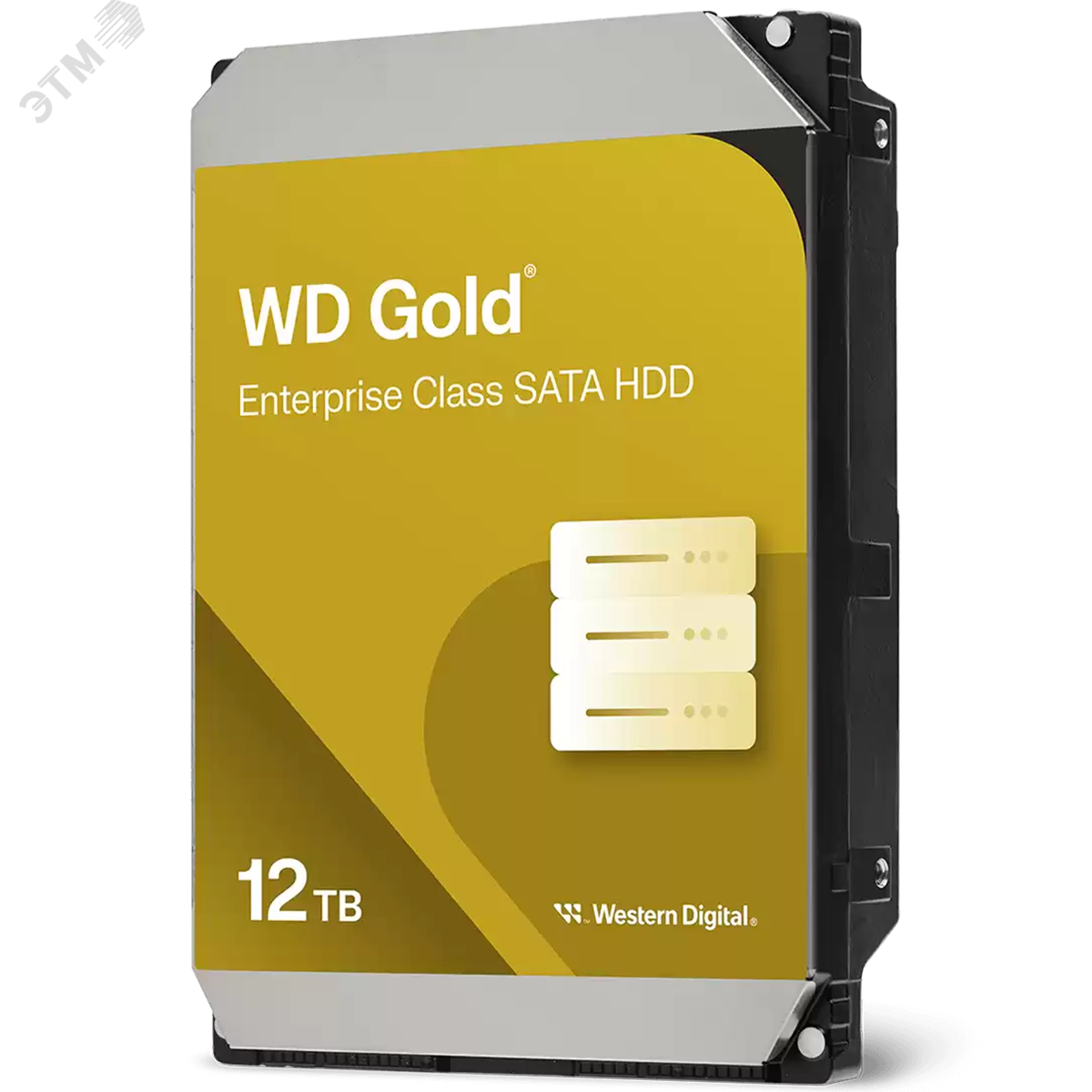 Изображение товара Жесткий диск 12TB Gold, 3.5'', SATAIII, 7200 об/мин, 512 МБ (шт)