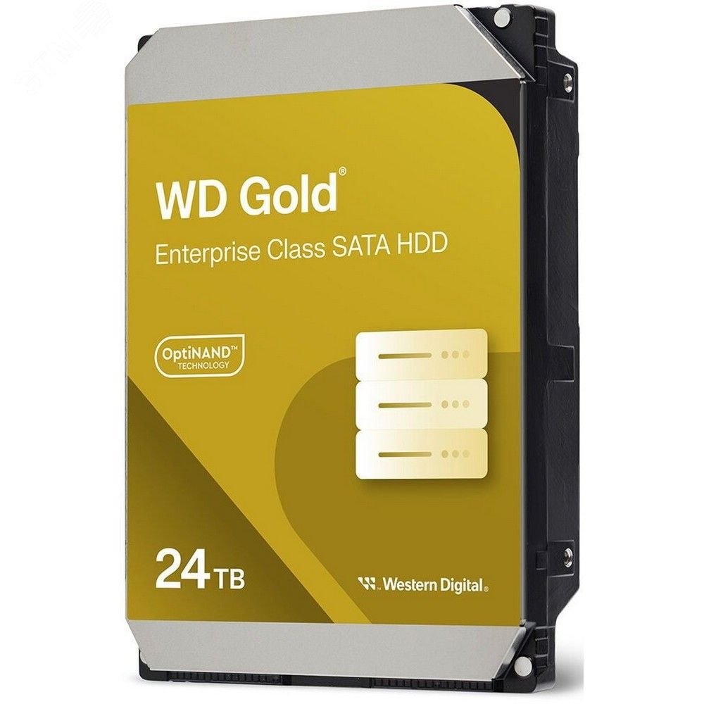 Изображение товара Жесткий диск Western Digital 24TB Gold SATAIII 3.5'' 7200 об/мин 512 МБ