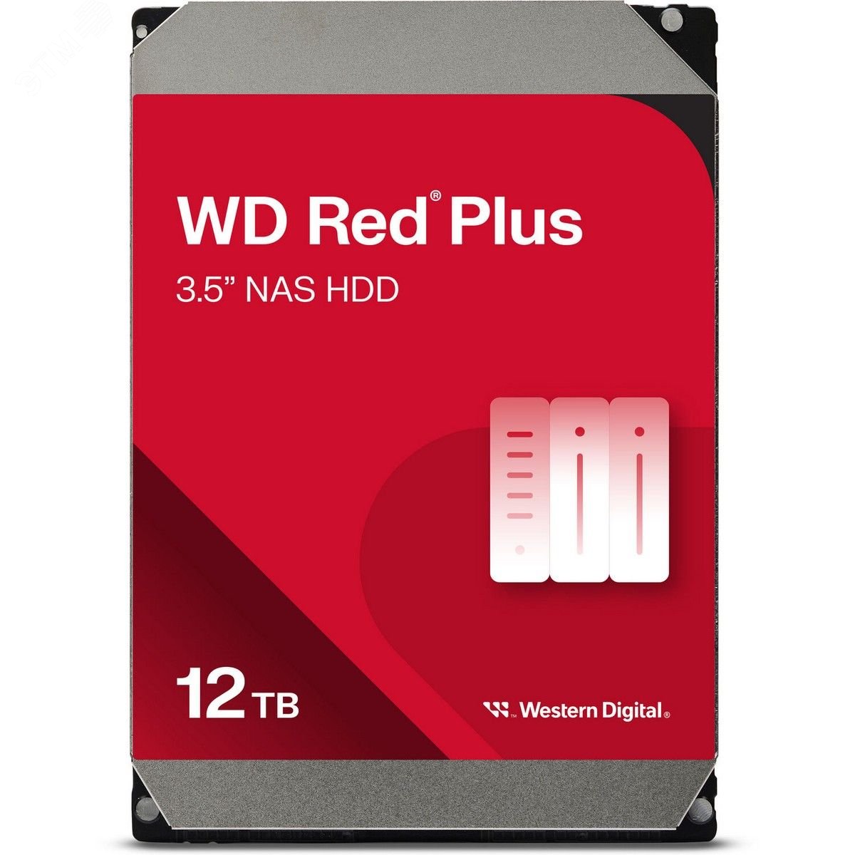 Изображение товара Жесткий диск 12TB Red, 3.5'', SATAIII, 7200 об/мин, 256 МБ (шт)