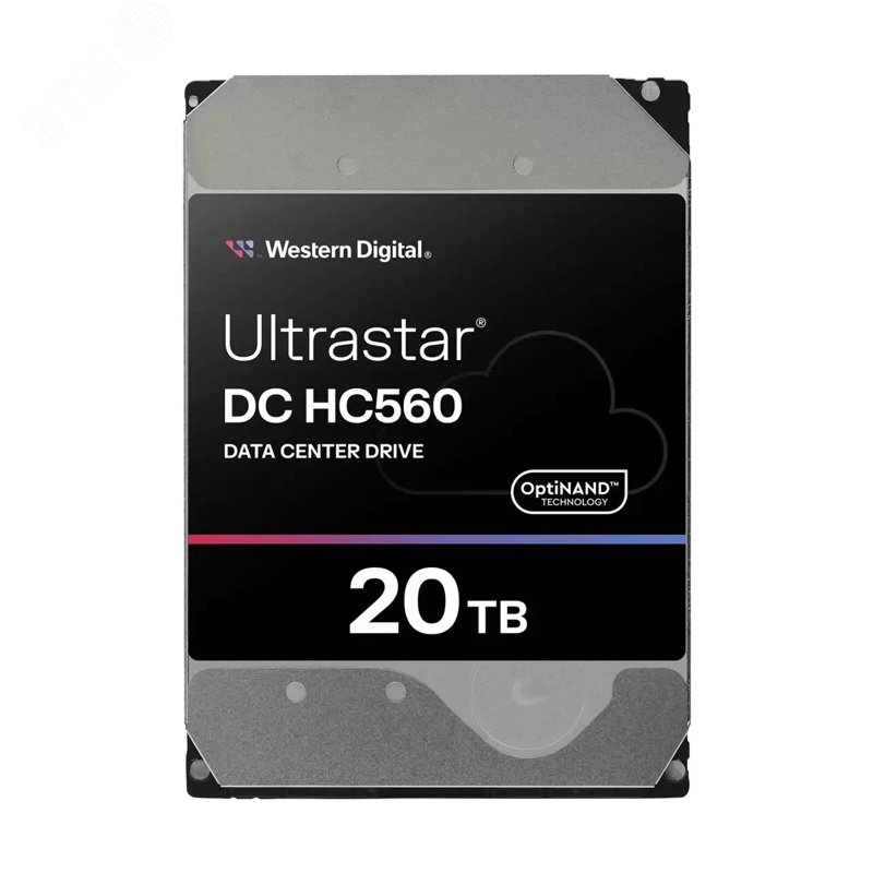 Изображение товара Жесткий диск 20TB WD Ultrastar DC HC560 3.5'', SATA III, 7200 об/мин, 512 МБ (шт)