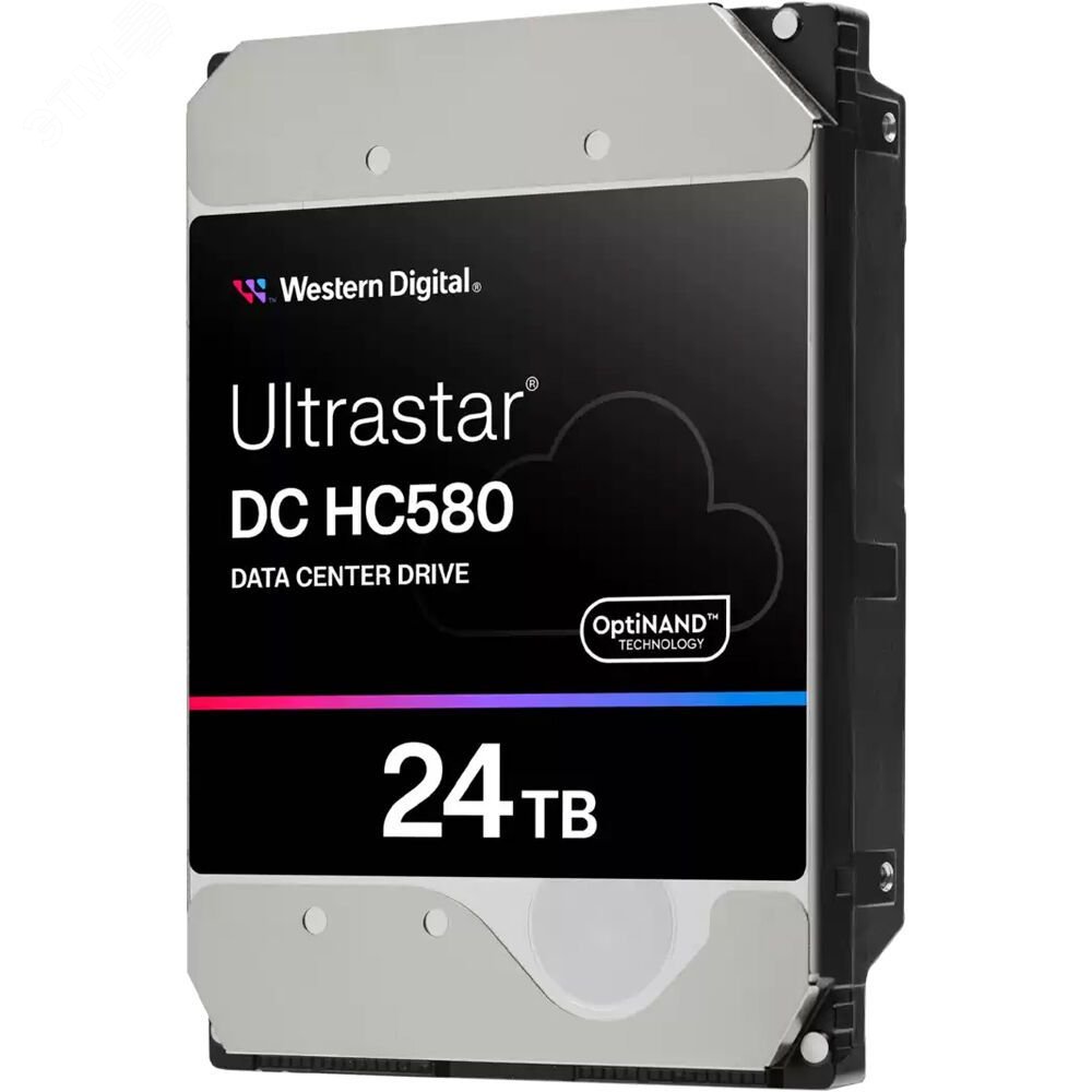 Изображение товара Жесткий диск 24 ТБ Ultrastar DC HC580 3.5'', SATA III, 7200 об/мин, 512 МБ (шт)