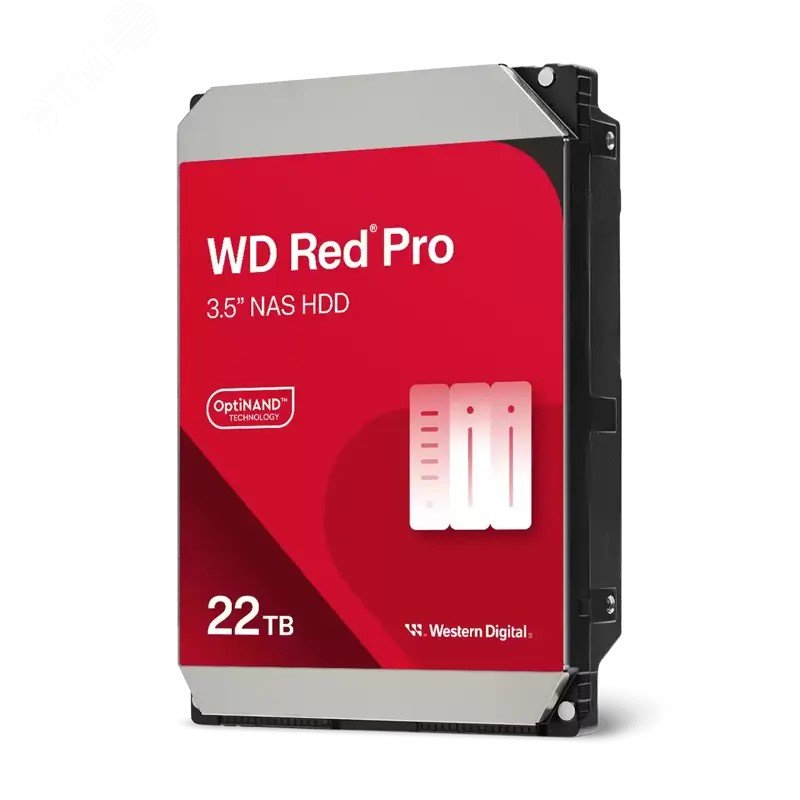 Изображение товара Жесткий диск 22TB Red Pro 3.5'', SATAIII, 7200 об/мин, 512 МБ (шт)